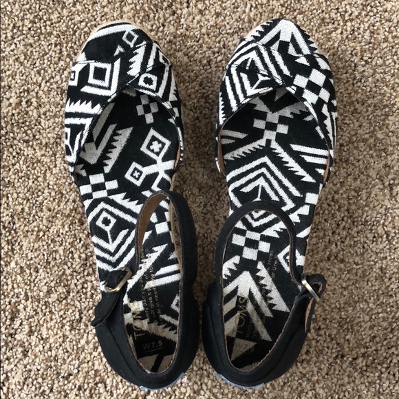 Toms Platform Wedge Aztec - Picture 5 of 8